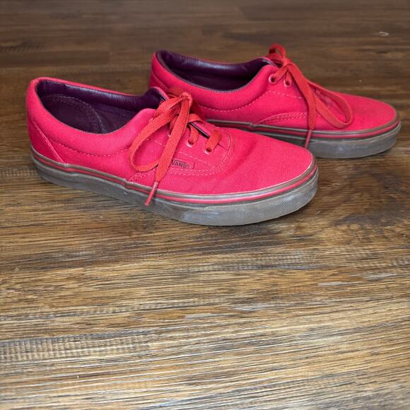 Vans Era Racing Red Gum bottom Mens size 6 Womens size 7.5 - Picture 9 of 10